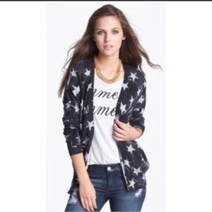 Truehitt Tye-Dye Star Cardigan Cotton Size S